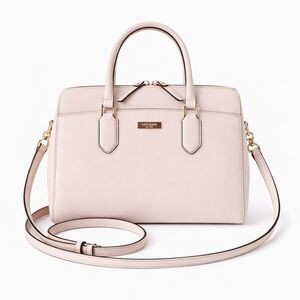 Kate Spade New York Laurel Satchel Purse, Shoulder Strap, Bag, Leather